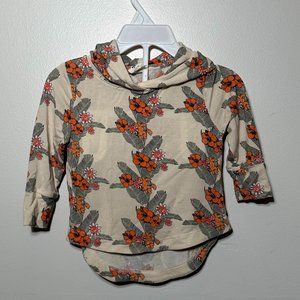 Kate Quinn | Tropical Floral | Sweatshirt | Summer Weight Bamboo | 6-12 months